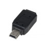 ADAPTADOR USB MICRO B HEMBRA - MINI B 5 PIN MACHO