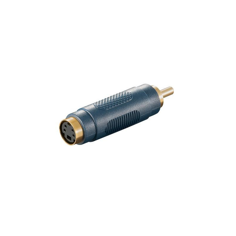 ADAPTADOR VIDEO 4P HEMBRA S-VIDEO-RCA M +FILTRO