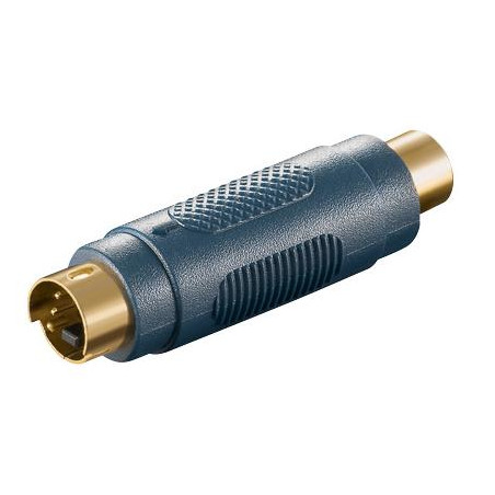 ADAPTADOR VIDEO 4P MACHO S-VIDEO-RCA H + FILTRO