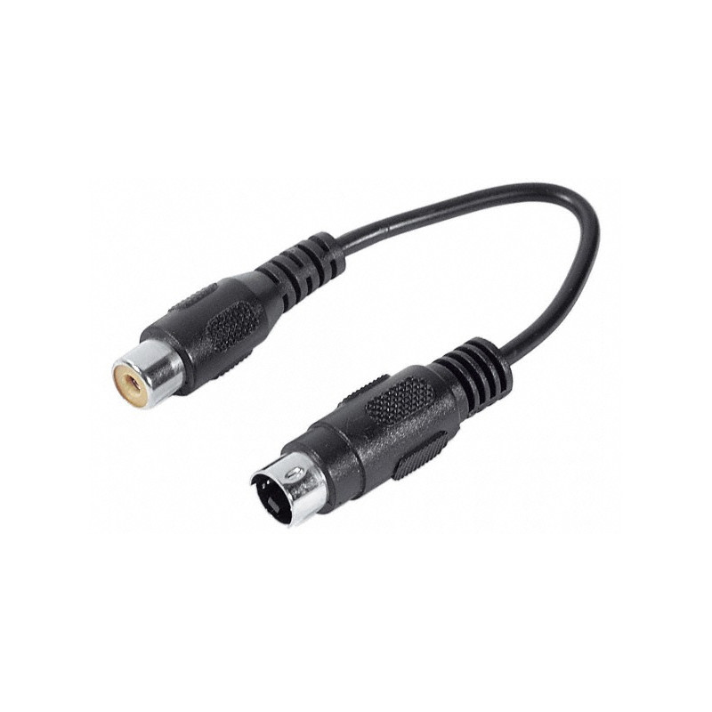 ADAPTADOR VIDEO 4P MACHO S-VIDEO - RCA  HEMBRA 10