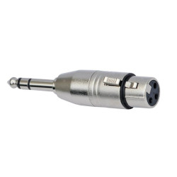 ADAPTADOR XLR 3P M-M METALICO