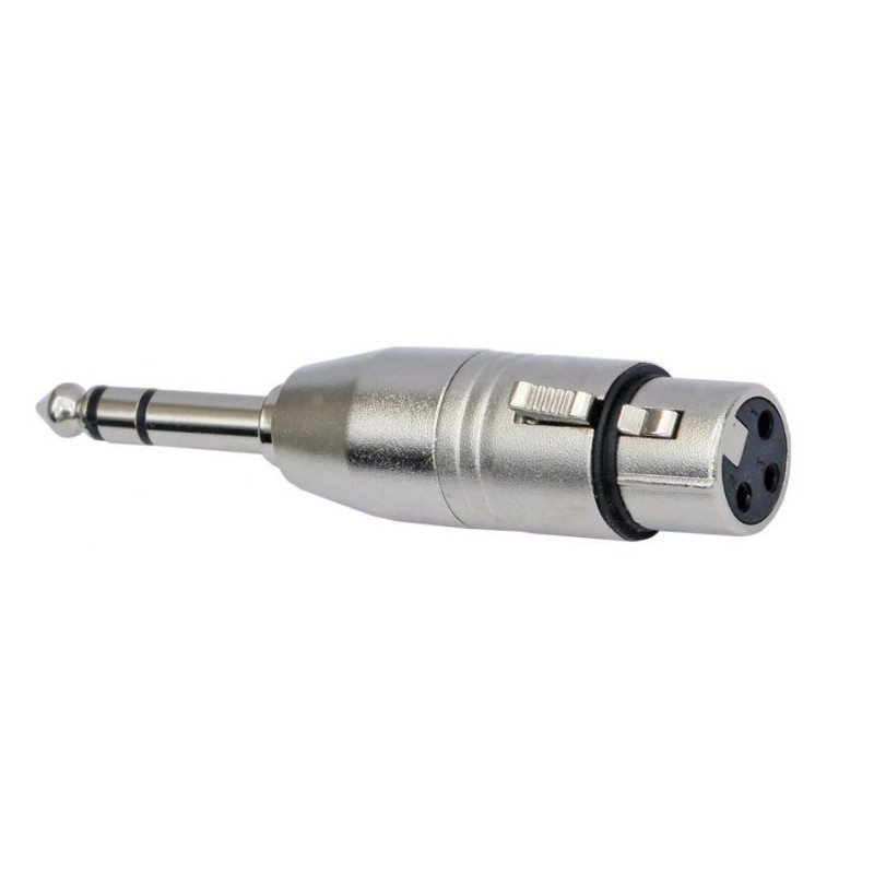 ADAPTADOR XLR 3P M-M METALICO