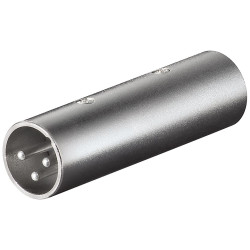 ADAPTADOR XLR 3P M-M METALICO