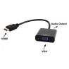 CONVERSOR DE VIDEO CPU HDMI - MONITOR VGA + AUDIO