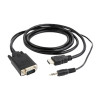 CABLE HDMI v1.4 ( CPU) - VGA+AUDIO (PANTALLA) 3 m