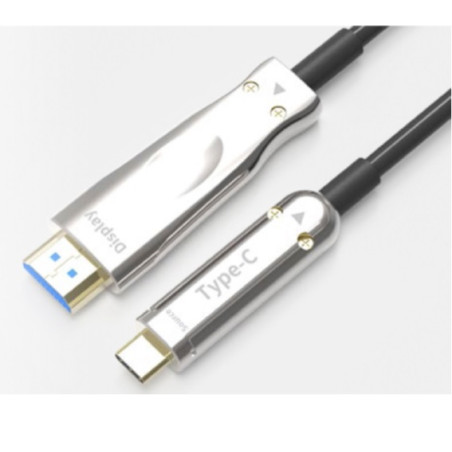 CABLE VIDEO HIBRIDO AOC USB-C (M) - HDMI (M) 15m