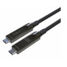 CABLE AOC USB-C (M)-(M) FULL VIDEO/DATOS/PD 15m