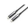 CABLE VIDEO HIBRIDO AOC USB-C (M) - (M) 5m