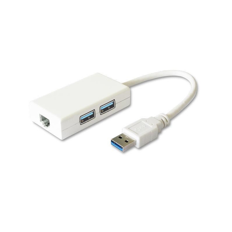 CONVERSOR USB 3.0 - RED 10/1001000 + 2 X USB 3.0