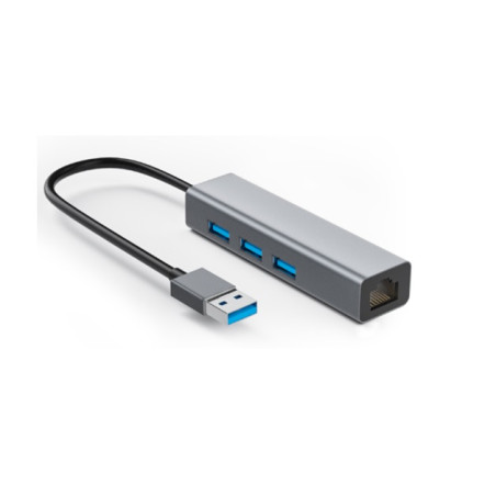 CONVERSOR USB 3.0 - RED 10/1001000 + 3 X USB 3.0