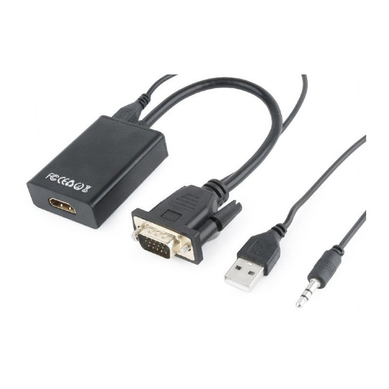 CONVERSOR DE VIDEO CPU VGA - MONITOR HDMI + USB PW