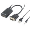 CONVERSOR DE VIDEO CPU VGA - MONITOR HDMI + USB PW