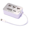 LECTOR TARJETAS + HUB USB LIGHTNING PARA MAC