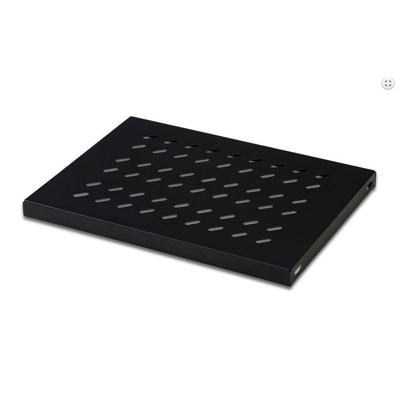 BANDEJA FIJA 600 X 600 PARA ARMARIO RACK NEGRA