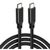 CABLE USB 3.2 Gen2X2 USB-C (M)-(M) 100W 10Gbp 1.5m