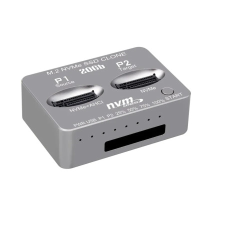 BASE CLONADORA 2 SSD M.2 NVME