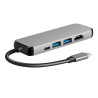 DOCK USB-C 3.1 (M) - MULTIPUERTO 5 EN 1