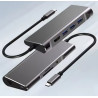 DOCK USB-C 3.1 (M) - MULTIPUERTO 9 en 1 HDMI+LAN+U