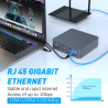 DOCK USB-C 3.1 (M) - MULTIPUERTO 2HDMI+DP 17 EN 1