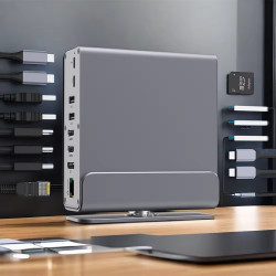 DOCK USB-C 3.1 (M) - MULTIPUERTO 2 HDMI+DP 15 EN 1