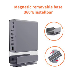 DOCK USB-C 3.1 (M) - MULTIPUERTO 2 HDMI+DP 15 EN 1