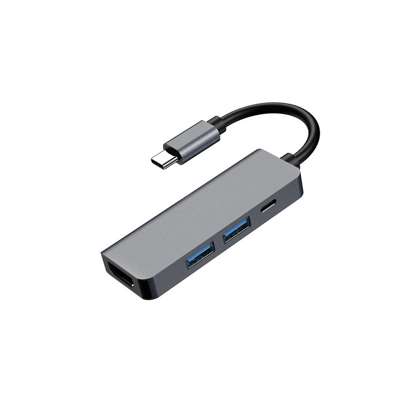 DOCK USB-C 3.1 (M) - MULTIPUERTO 4 EN 1