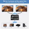 VIDEO SPLITTER HDMI 2.0 1PC-2 MONIT. 4K@60Hz 18Gbp