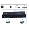 VIDEO SPLITTER HDMI 2.0 1PC - 2 MONITORES 4K@60Hz