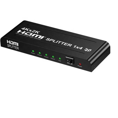 VIDEO SPLITTER HDMI 1.4 1PC - 4 MONITORES 4K@30Hz