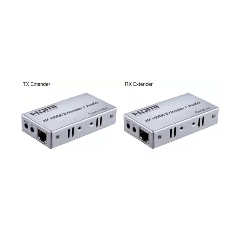 VIDEO EXTENDER HDMI 4K  100M CON SALIDA AUDIO