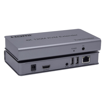 KVM EXTENDER HDMI + USB 120Mts 1 RJ45 + AUDIO OUT