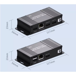 KVM EXTENDER HDMI + USB 60Mts 1 RJ45 POC