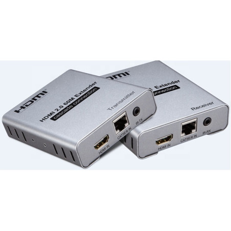 VIDEO EXTENDER HDMI v2.0 4K  60M CON SALIDA AUDIO