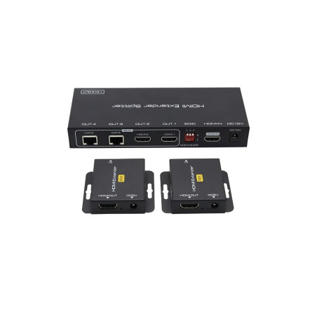 VIDEO EXTENDER HDMI 50M RJ45 SPLITTER 1 X 2
