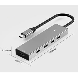 HUB USB-C 3.2 GEN2  - 4 X USB-C 10GBPS
