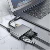 DOCK USB-C 3.1 (M) - MULTIPUERTO 4 EN 1 HDMI+VGA+U