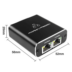 DUPLICADOR DE RED 1 x RJ45 H - 2 x RJ45 H ACTIVO