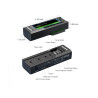 BASE CLONADORA REVERSIBLE M.2 NVME - SATA 2.5/3.5"