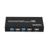 KVM SWITCH COMPACTO 2X1 HDMI + USB + AUDIO 8K