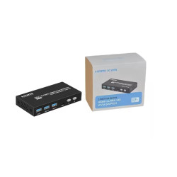 KVM SWITCH COMPACTO 2X1 HDMI + USB + AUDIO 8K