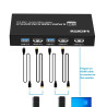 KVM SWITCH COMPACTO 2X1 HDMI + USB + AUDIO 8K