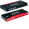 KVM SWITCH 4 X 1 HDMI v2.0 / USB  + 1 X USB