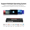 KVM SWITCH 4 X 1 HDMI v2.0 / USB  + 1 X USB
