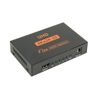 VIDEO SPLITTER HDMI 1.4 1PC - 4 MONITORES 3D 4K/2K