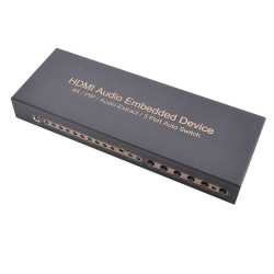 CONMUTADOR AUTOMATICO HDMI 3x1 + EMBEBEDOR DE AUDO