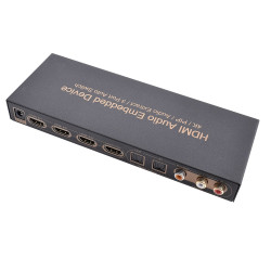 CONMUTADOR AUTOMATICO HDMI 3x1 + EMBEBEDOR DE AUDO