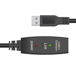 CABLE USB 3.0 AMPLIFICADOR  10M TIPO A(M)- A(H)