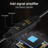 CABLE USB 3.0 AMPLIFICADOR  15M TIPO A(M)- A(H)