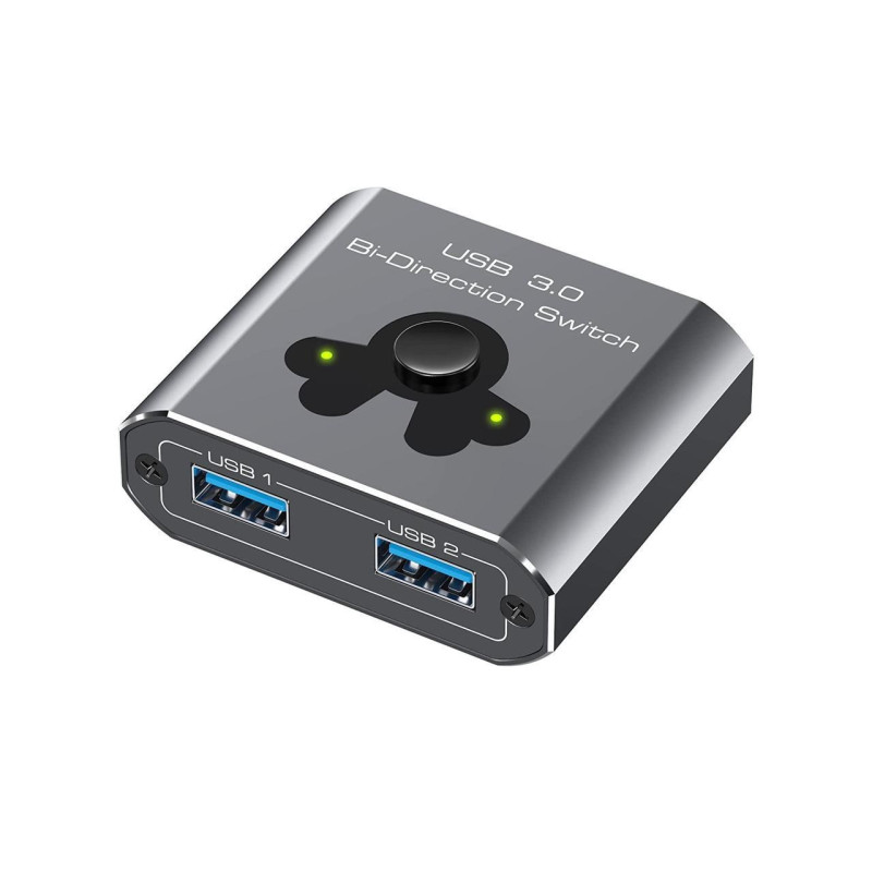 CONMUTADOR BIDIRECCIONAL USB 3.0 2X1 / 1X2