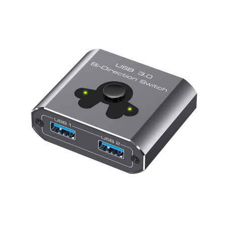 CONMUTADOR BIDIRECCIONAL USB 3.0 2X1 / 1X2